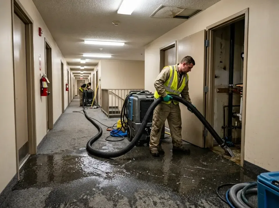 multi-unit-apartment-hallway-f-005 — frequently asked questions, Emergency Burst Pipe Water Extraction & Removal in Pennsylv…